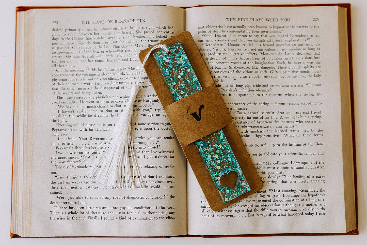 Plot Twist Resin Bookmark