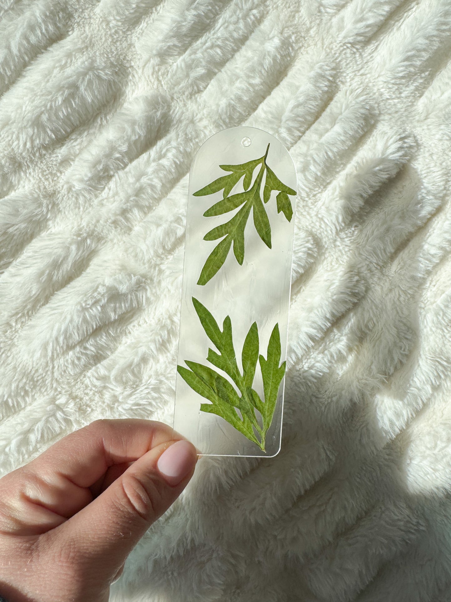 Greenhouse Pressed Flower Acrylic Bookmark