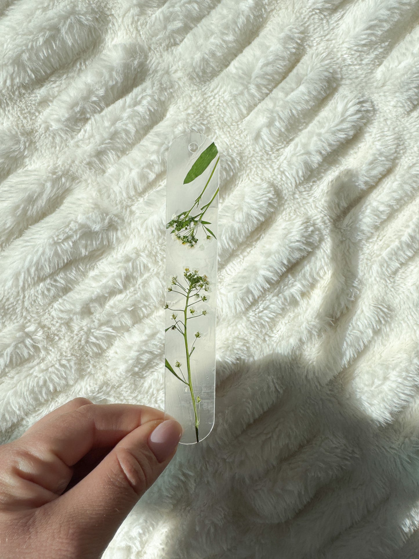 Fields Pressed Flower Acrylic Bookmark