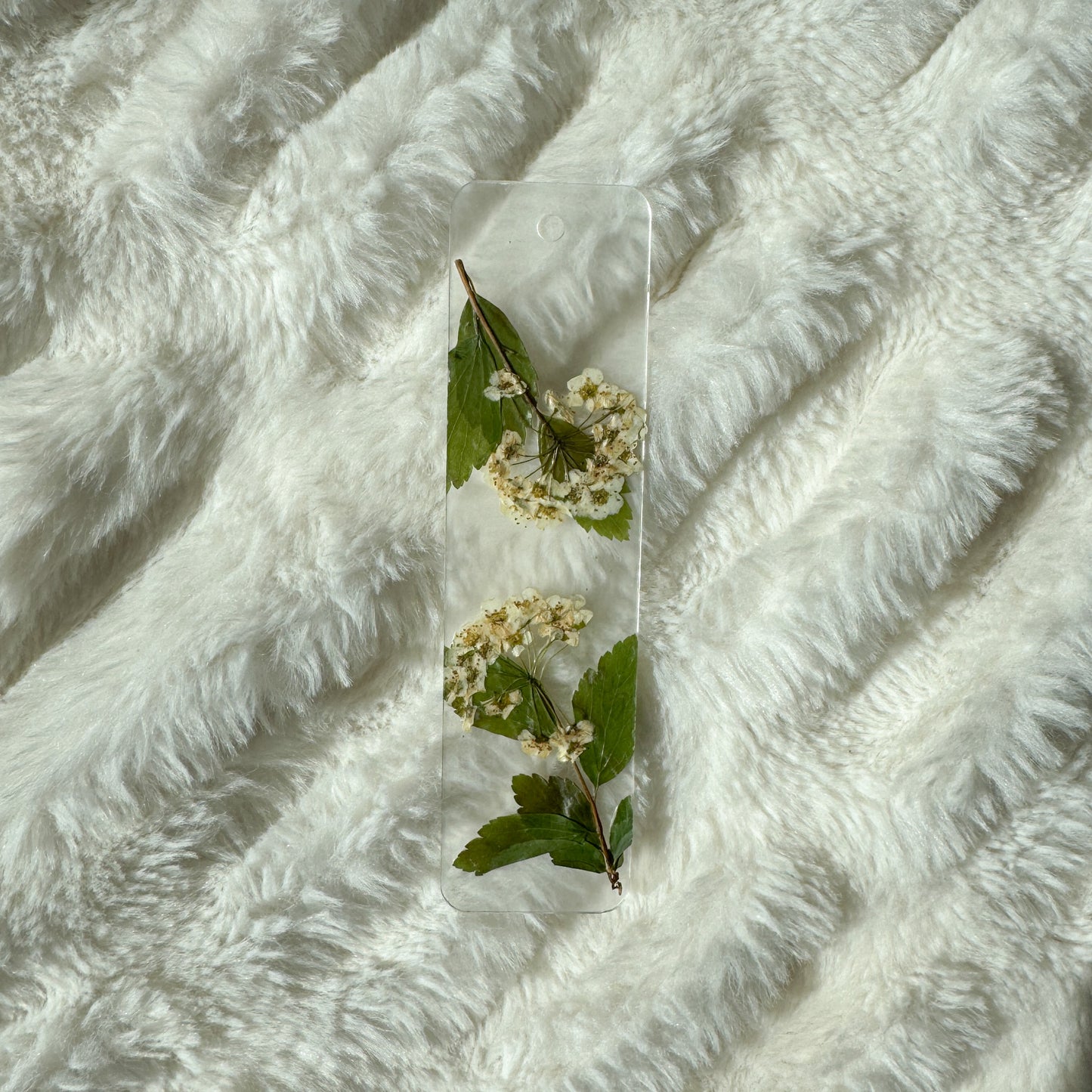 Mama's Pressed Flower Acrylic Bookmark