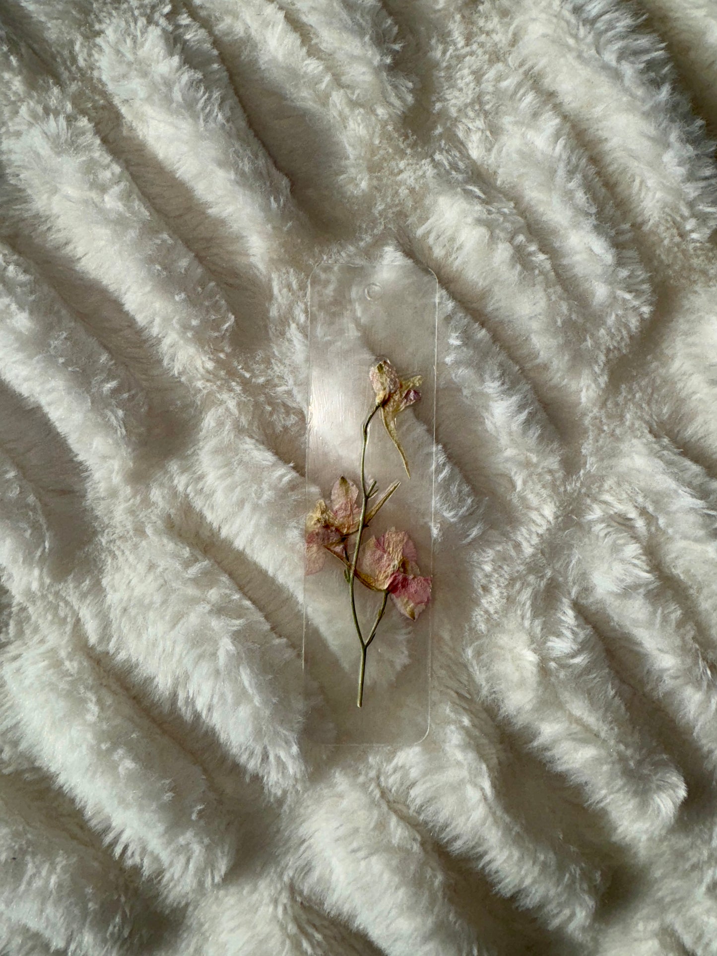 Juniper Pressed Flower Acrylic Bookmark