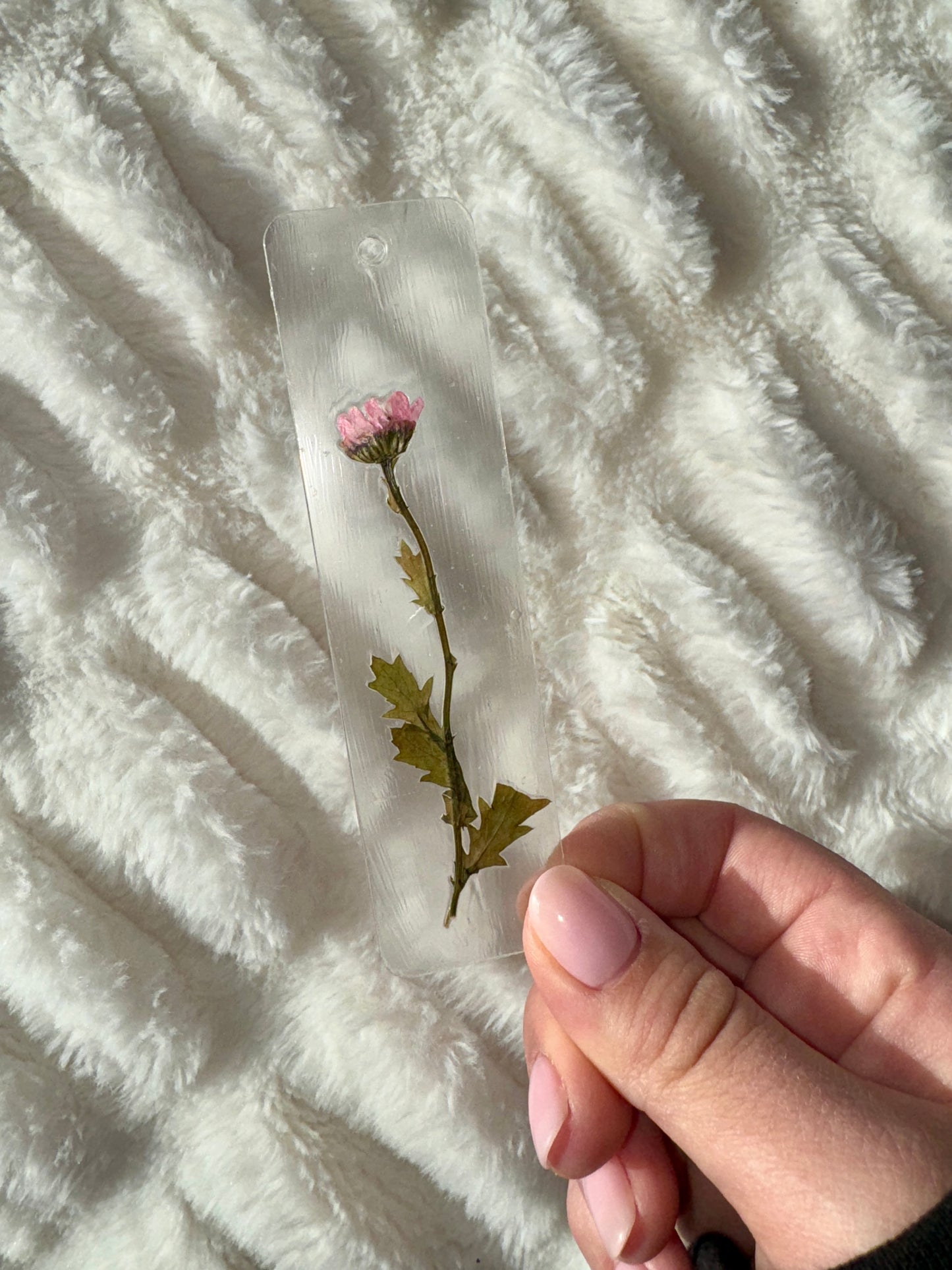 Talia Pressed Flower Acrylic Bookmark
