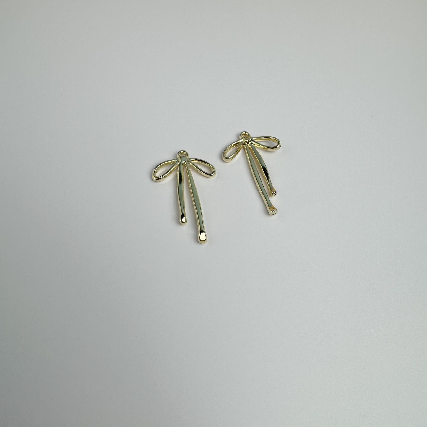 Large Gold Bow Charm
