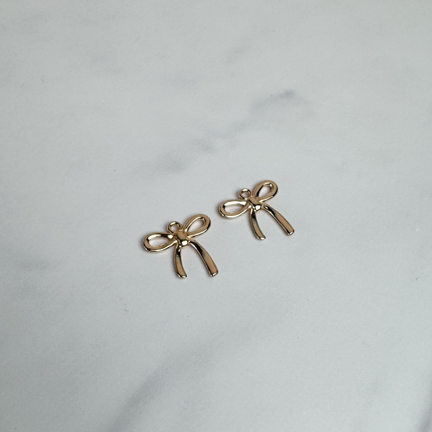 Gold Bow Charm