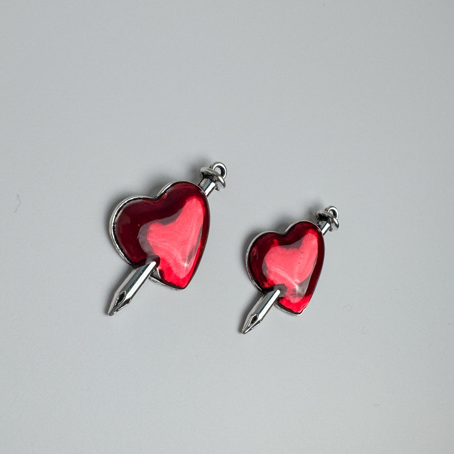 Dark Romance Sword Heart Charm