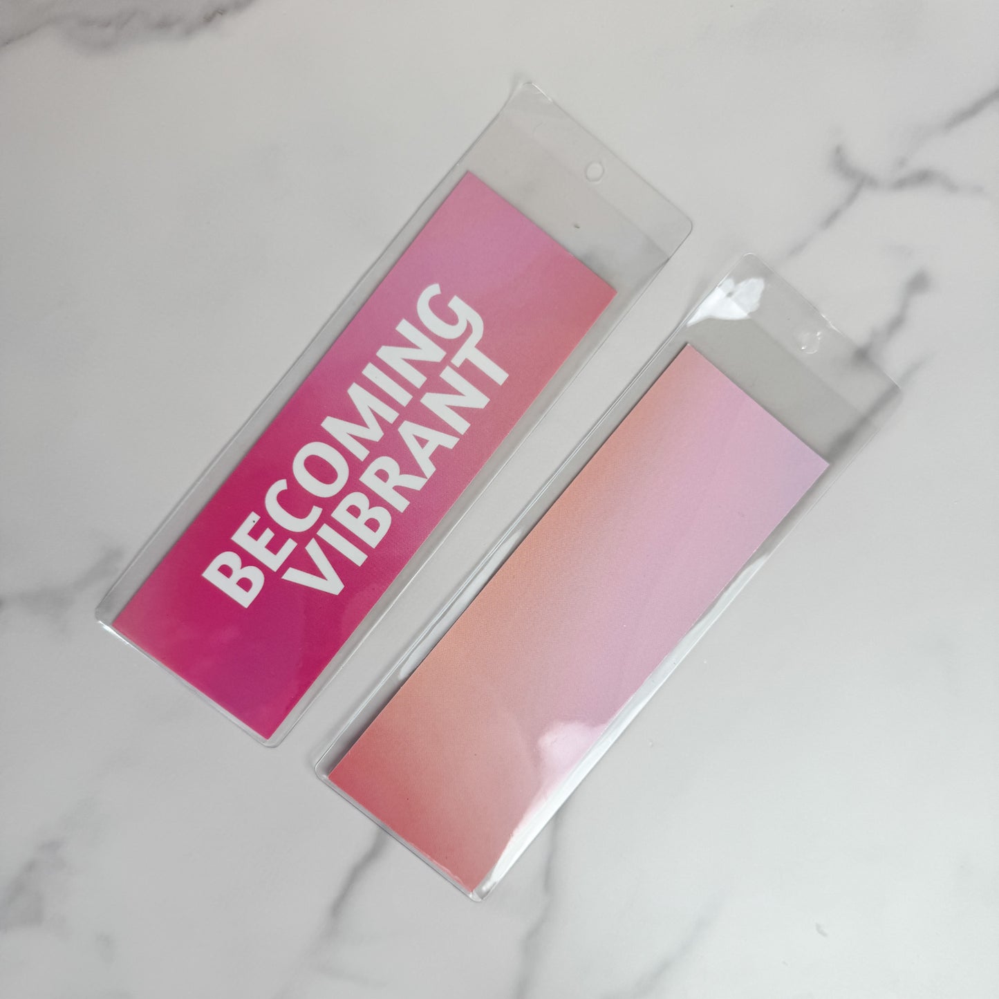 Becoming Vibrant Bookmark w/ Sleeve