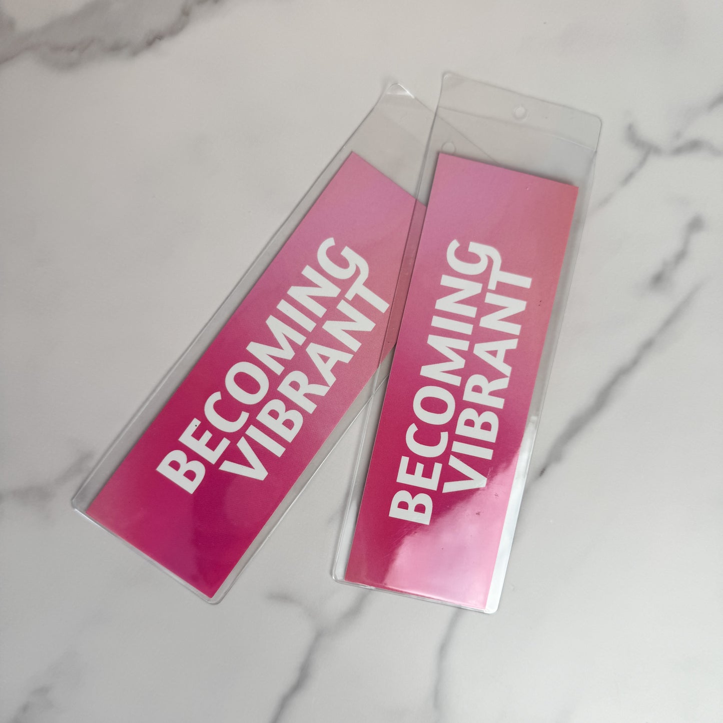Becoming Vibrant Bookmark w/ Sleeve