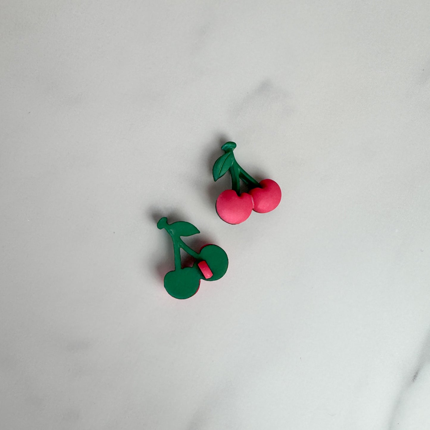 Cherry Button Charm