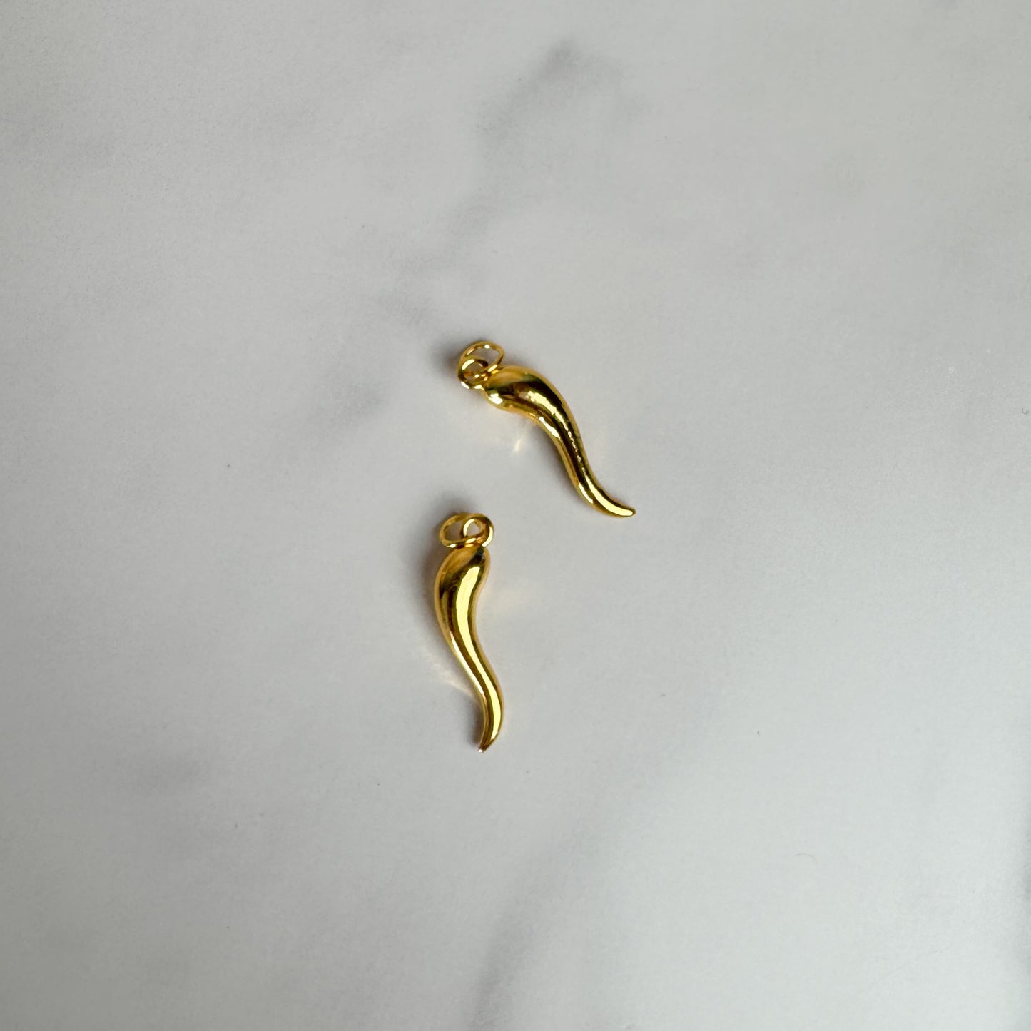 Gold Chili Pepper Charm