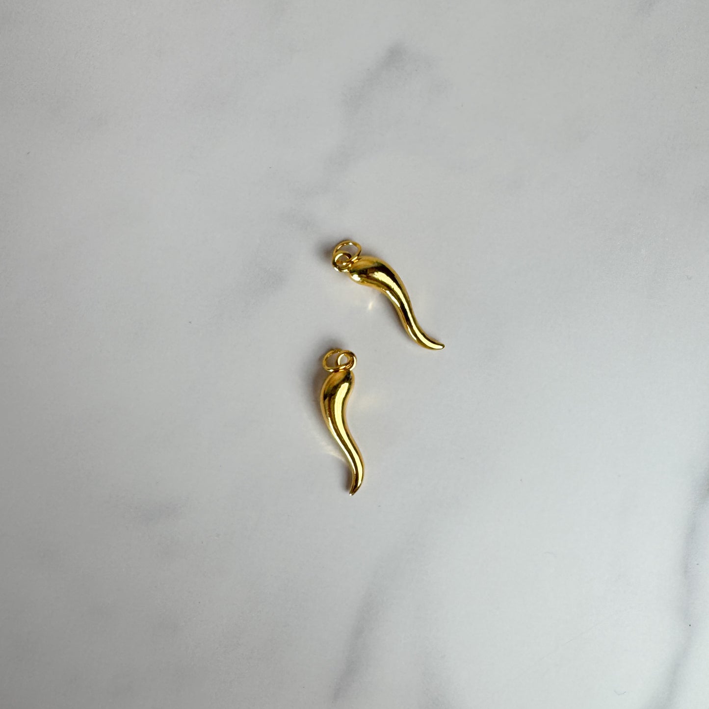 Gold Chili Pepper Charm