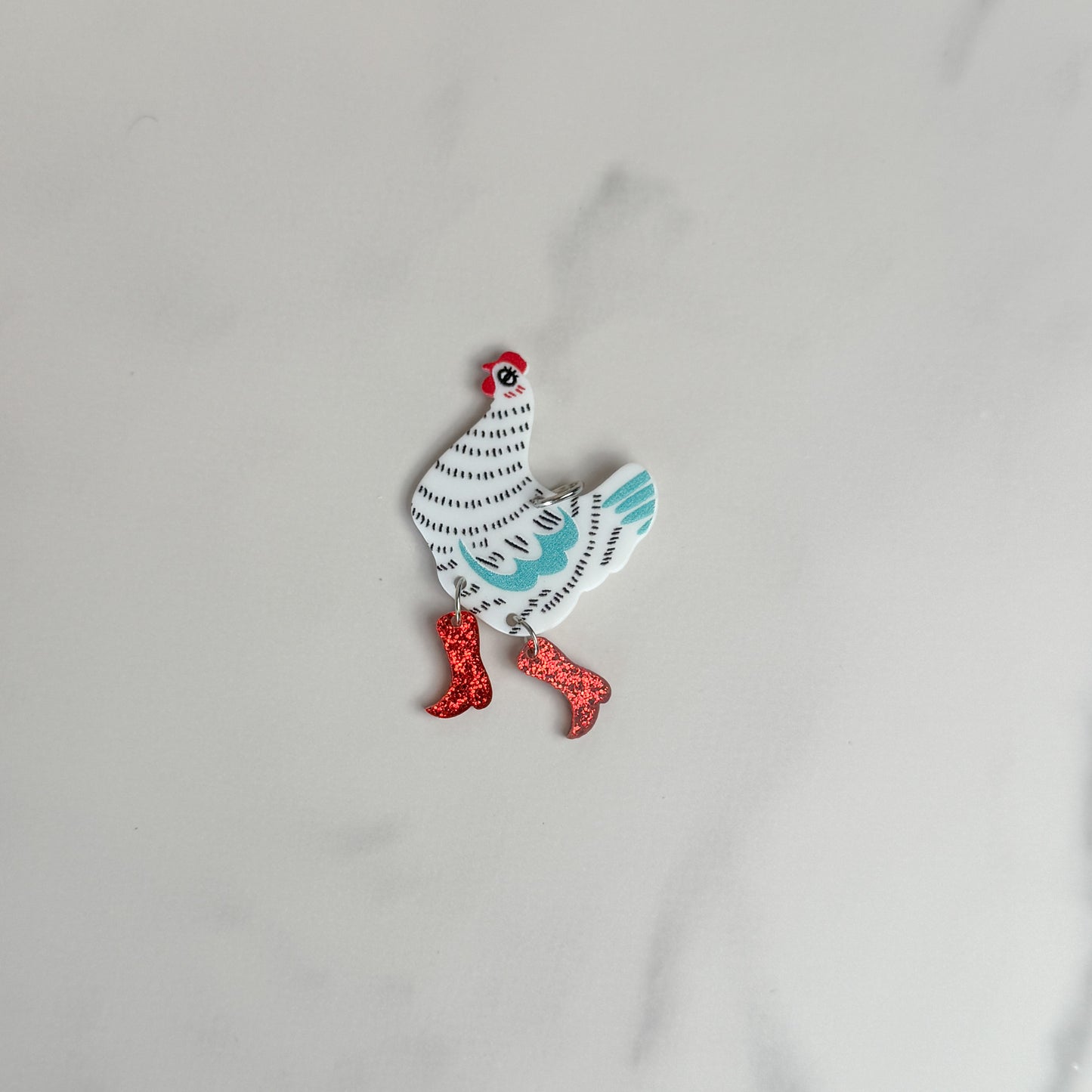 Dancing Chicken Charm