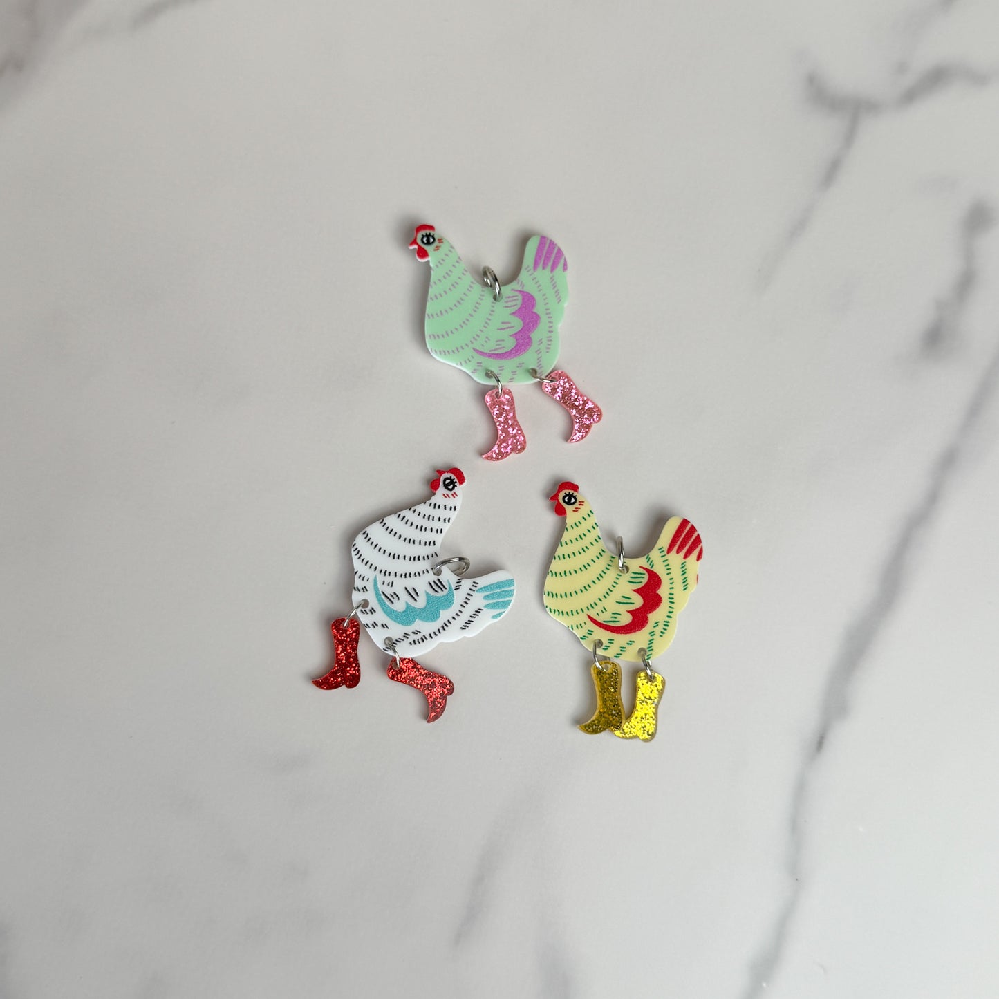 Dancing Chicken Charm