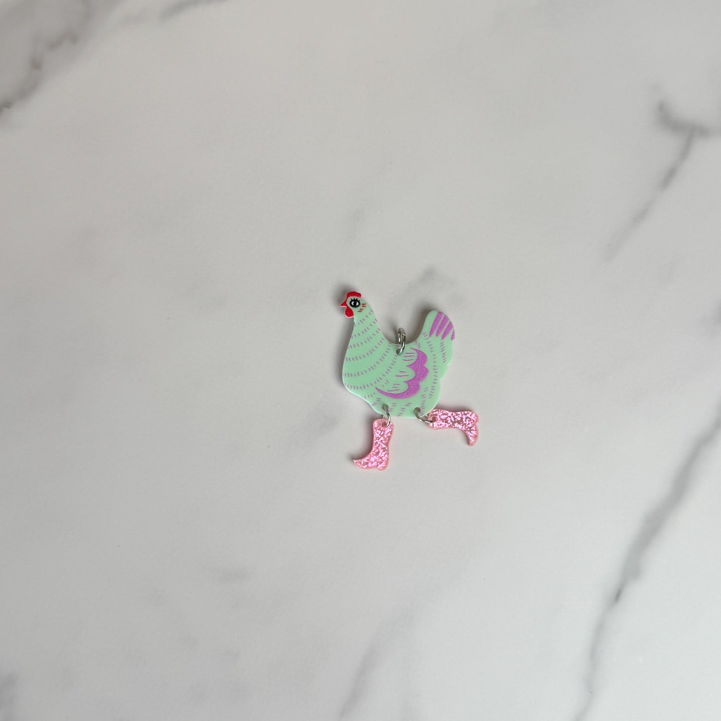 Dancing Chicken Charm
