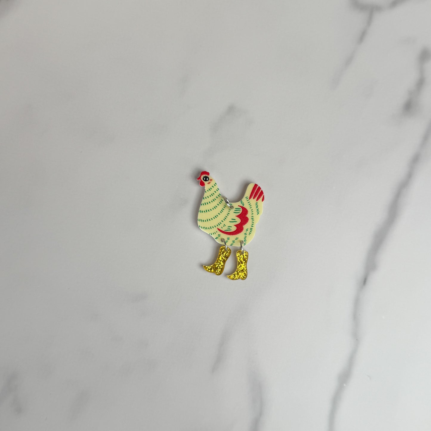 Dancing Chicken Charm