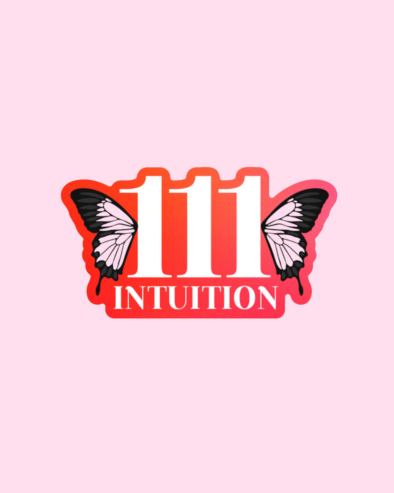 111 Butterfly Sticker