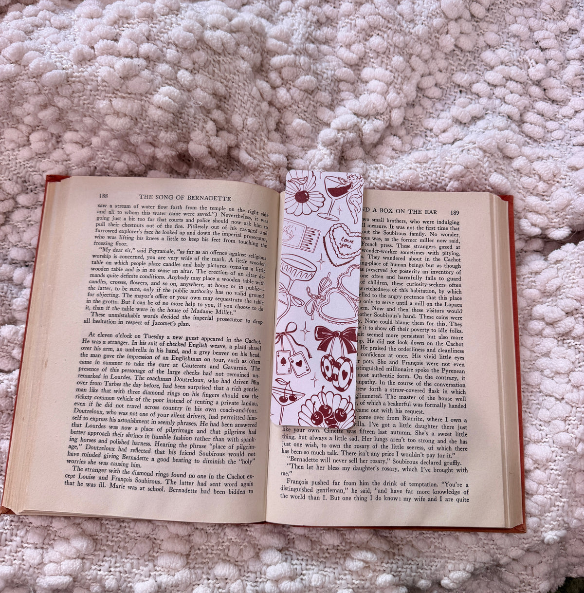 Love Struck Paper Bookmark