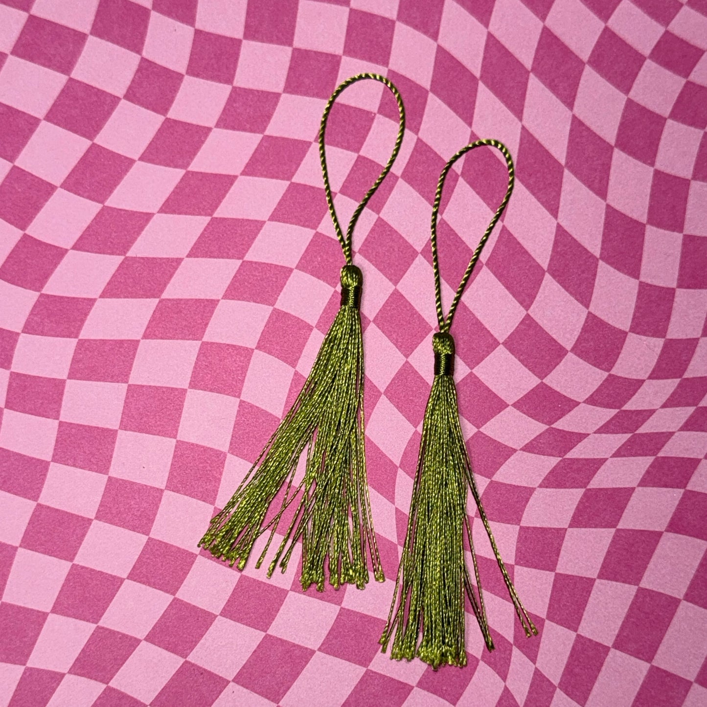 Olive Green Tassel