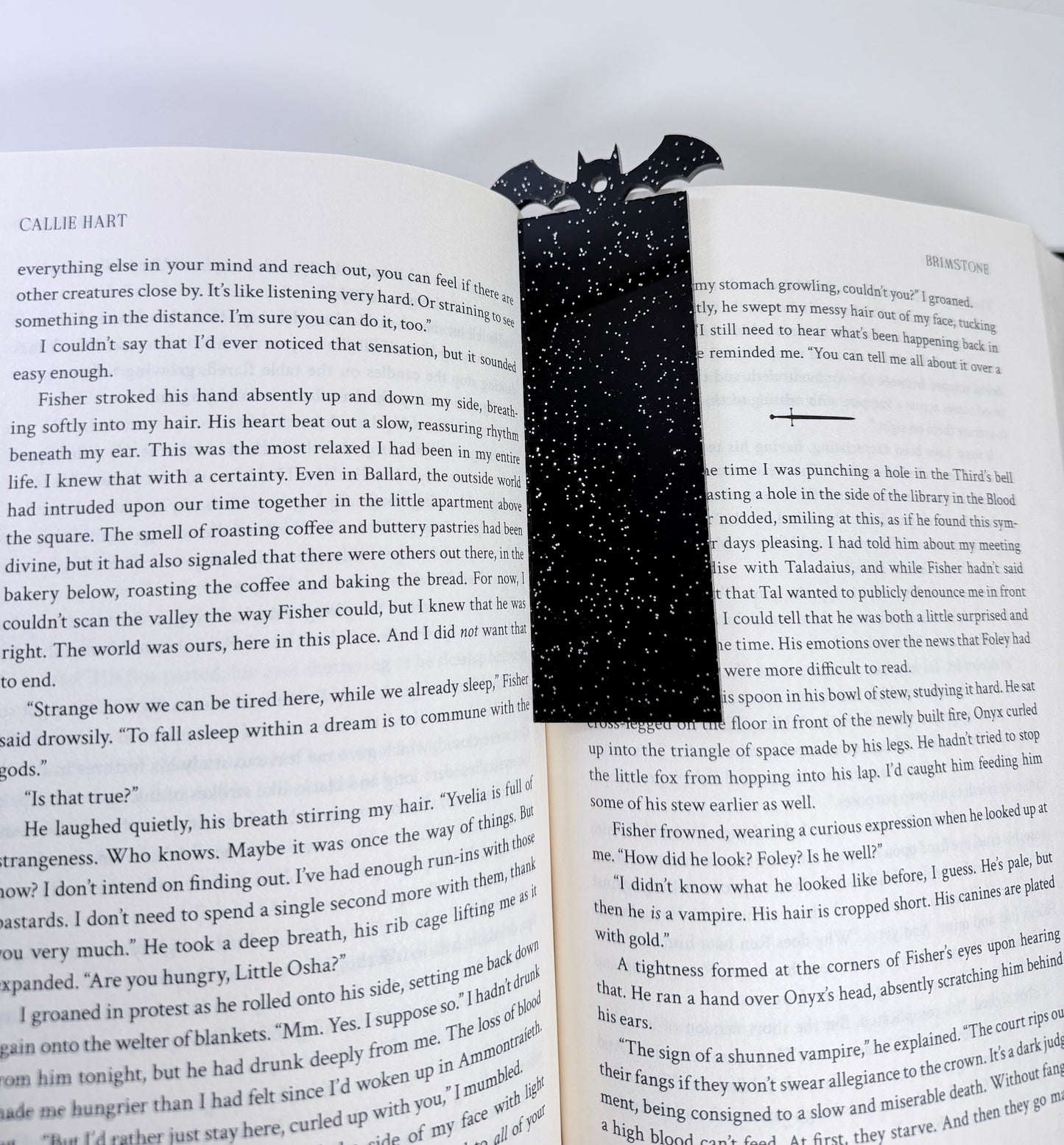 Midnight Bat Acrylic Bookmark
