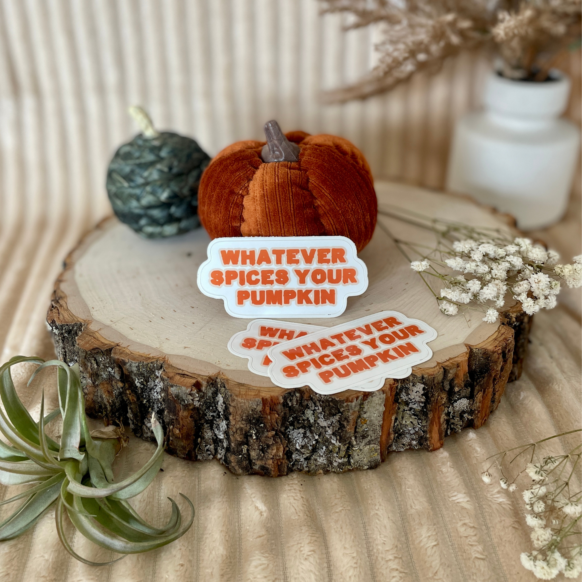 pumpkin spice sticker