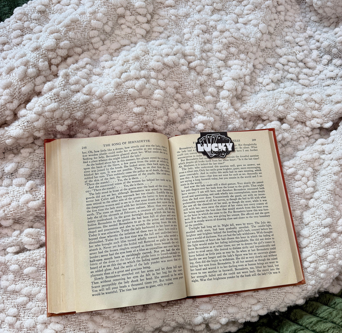 Lucky Girl Magnetic Bookmark
