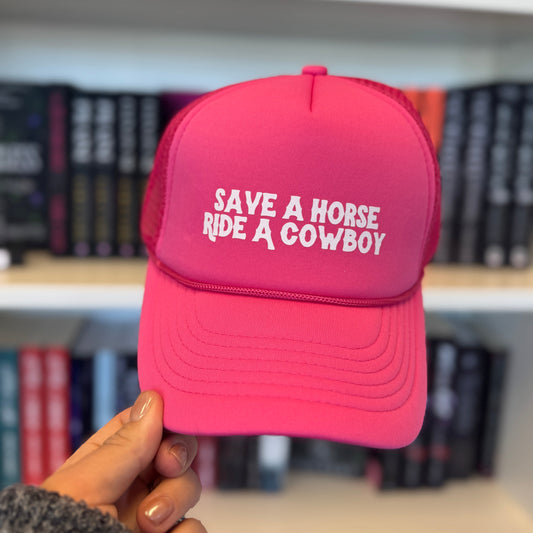 Save A Horse Hot Pink Hat