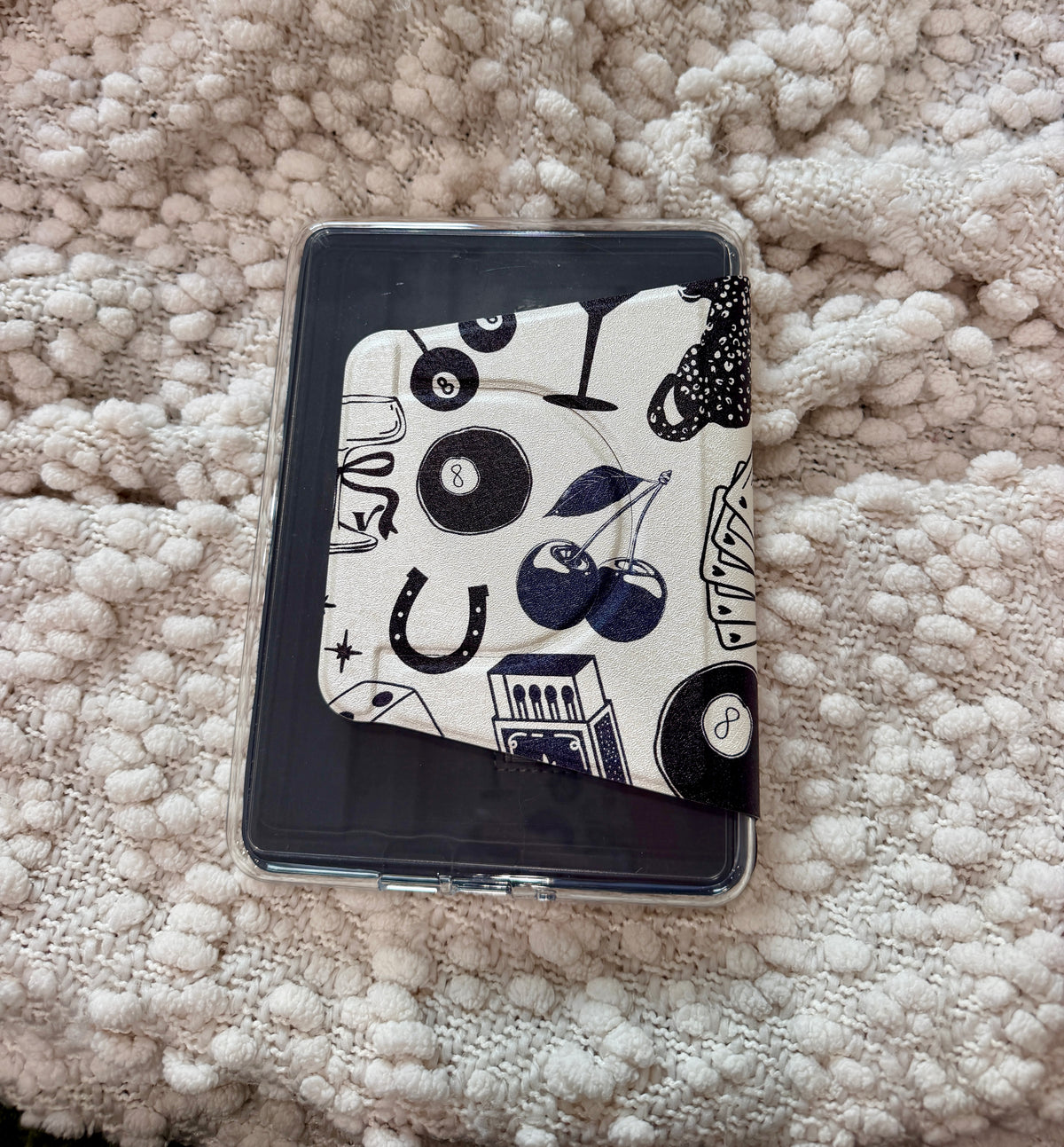 Lucky Girl [Clear Back] Kindle Case