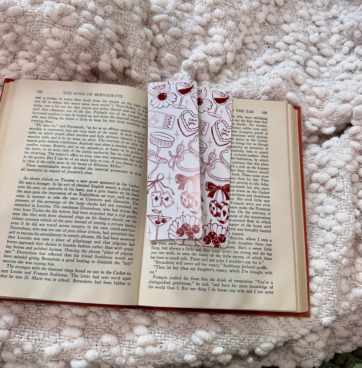 Love Struck Paper Bookmark