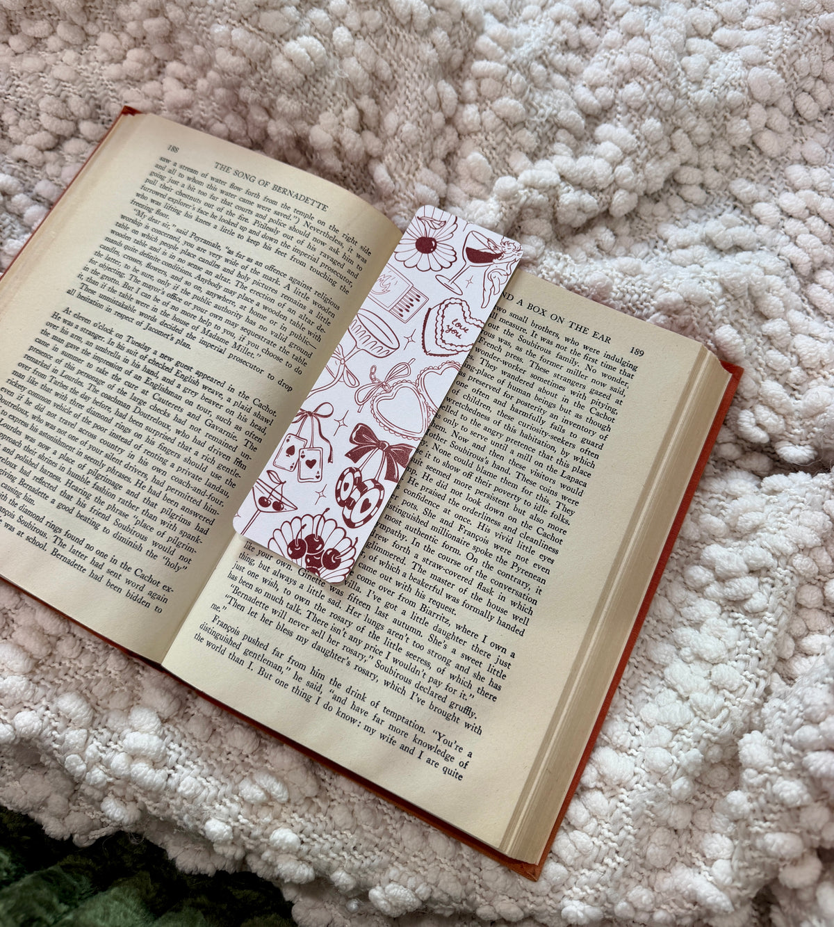 Love Struck Paper Bookmark