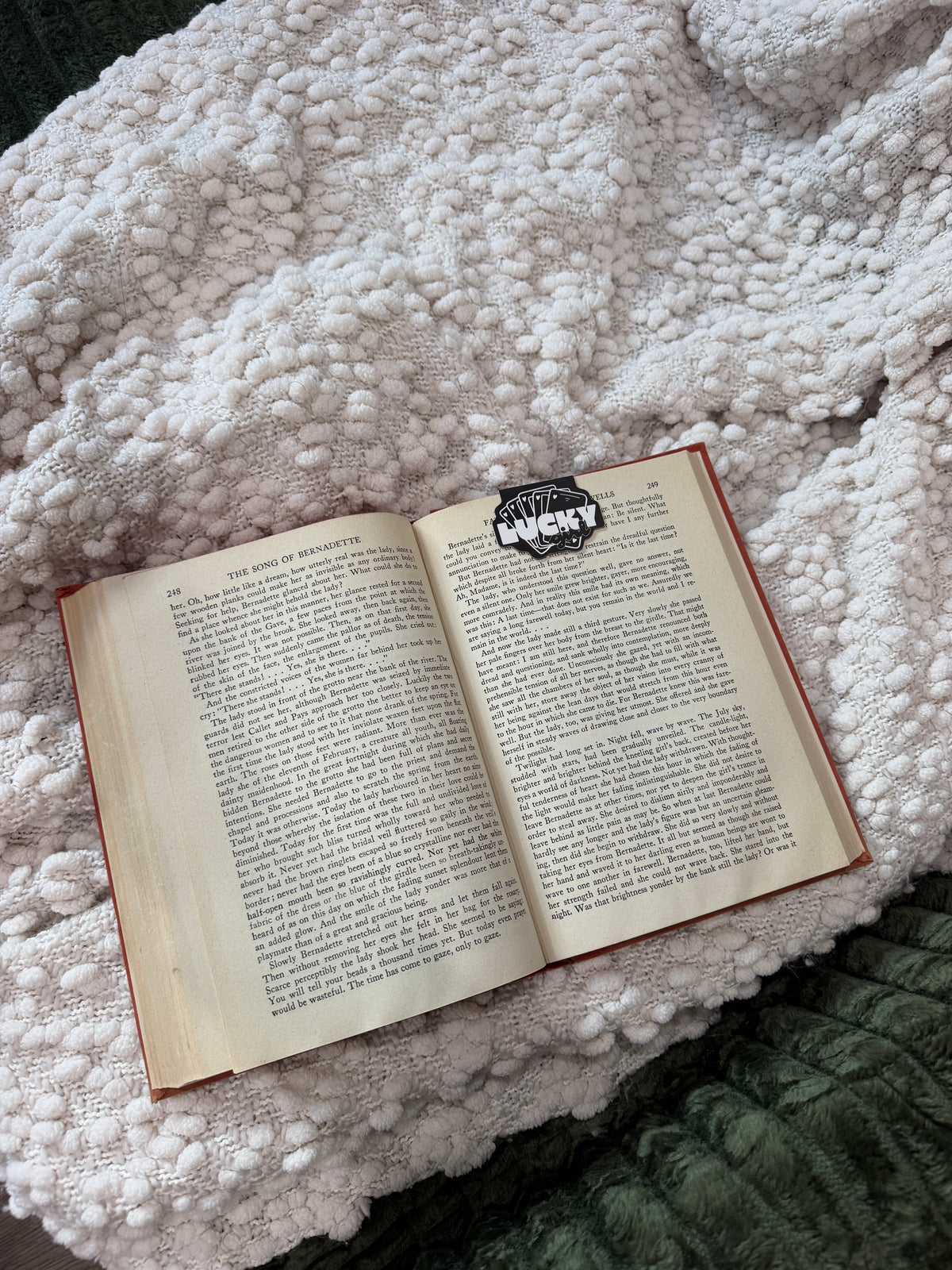 Lucky Girl Magnetic Bookmark