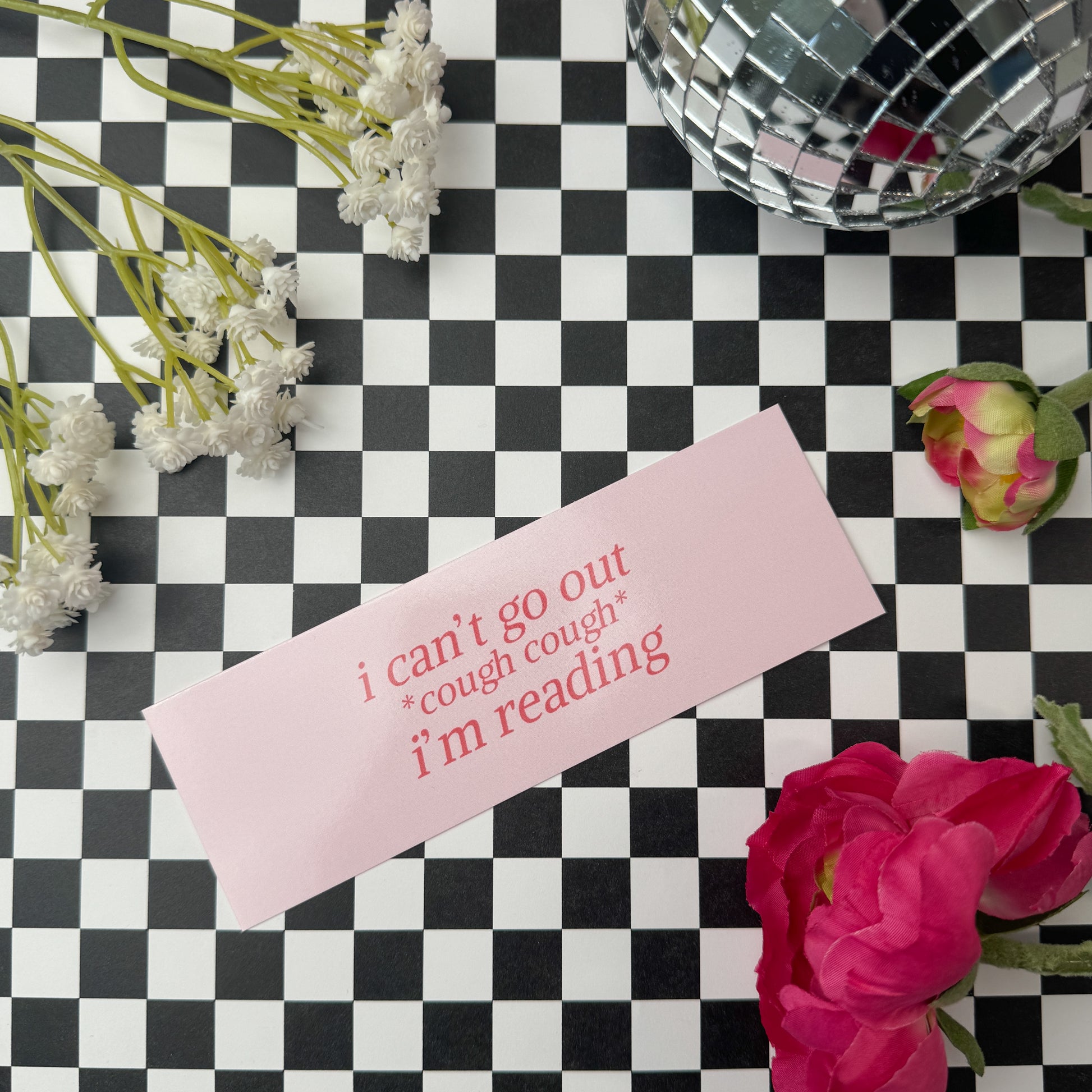 pink mean girls bookmark