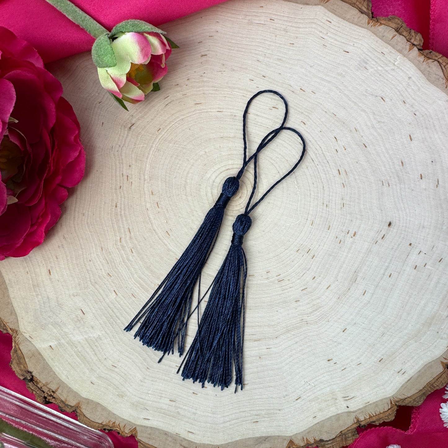 Navy Tassel