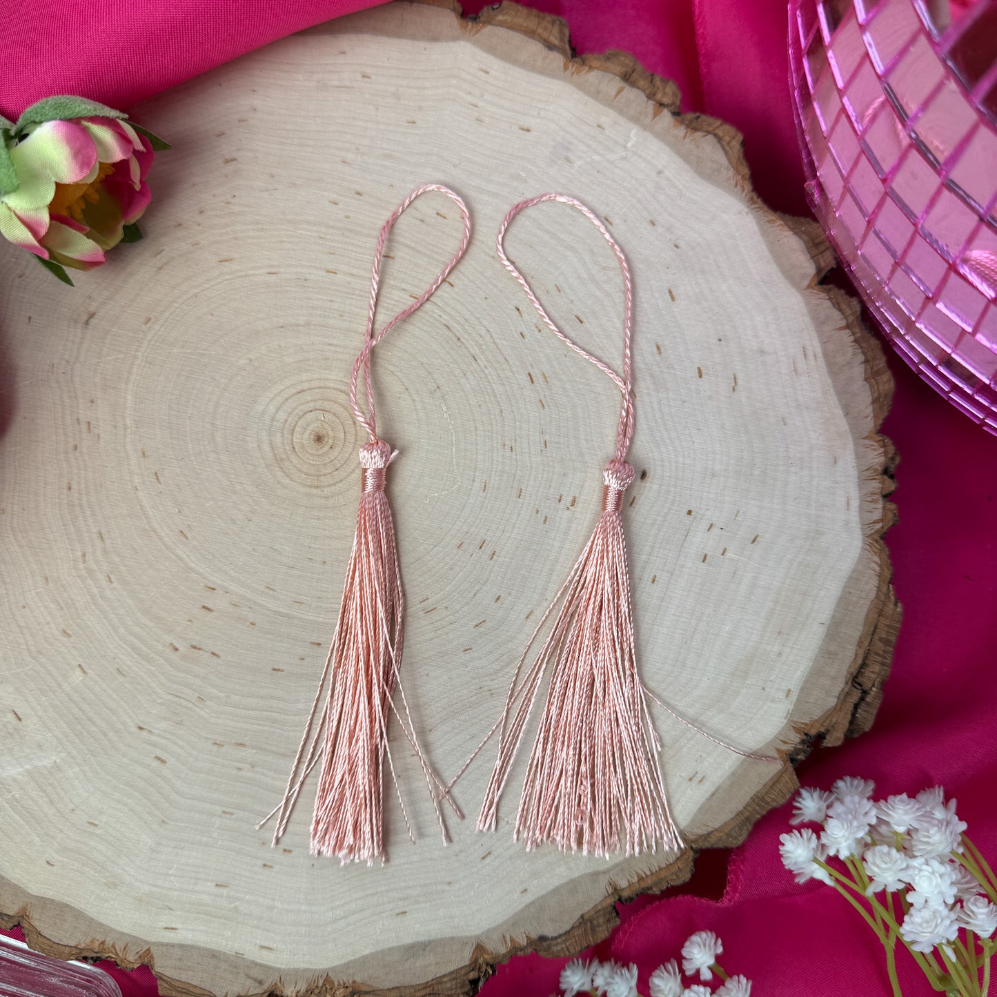 Dusty Pink Tassel