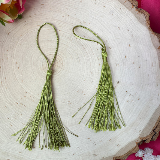 Olive Green Tassel