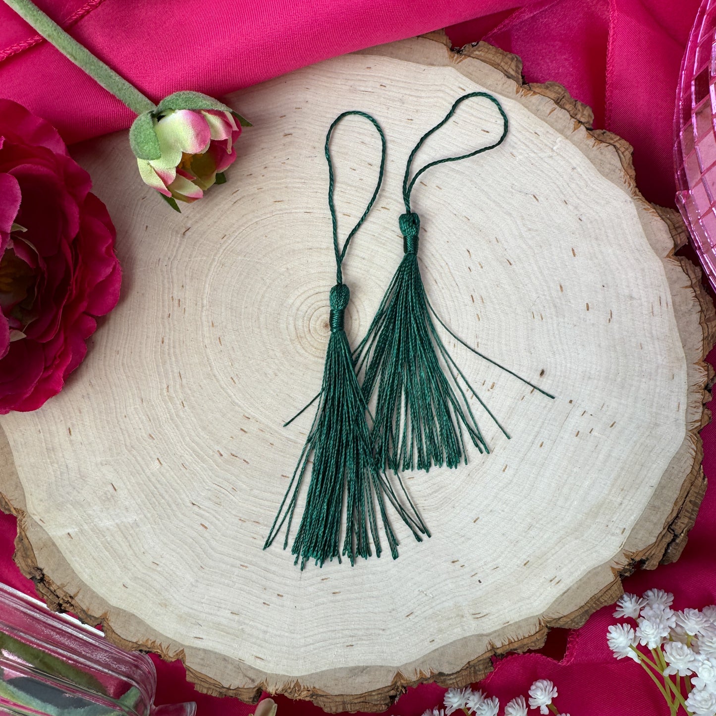 Forest Green Tassel