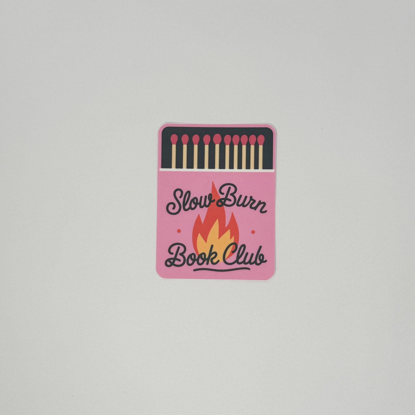 Slow Burn Book Club Sticker