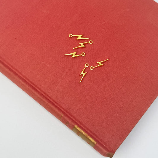 Gold Lightning Bolt Charm