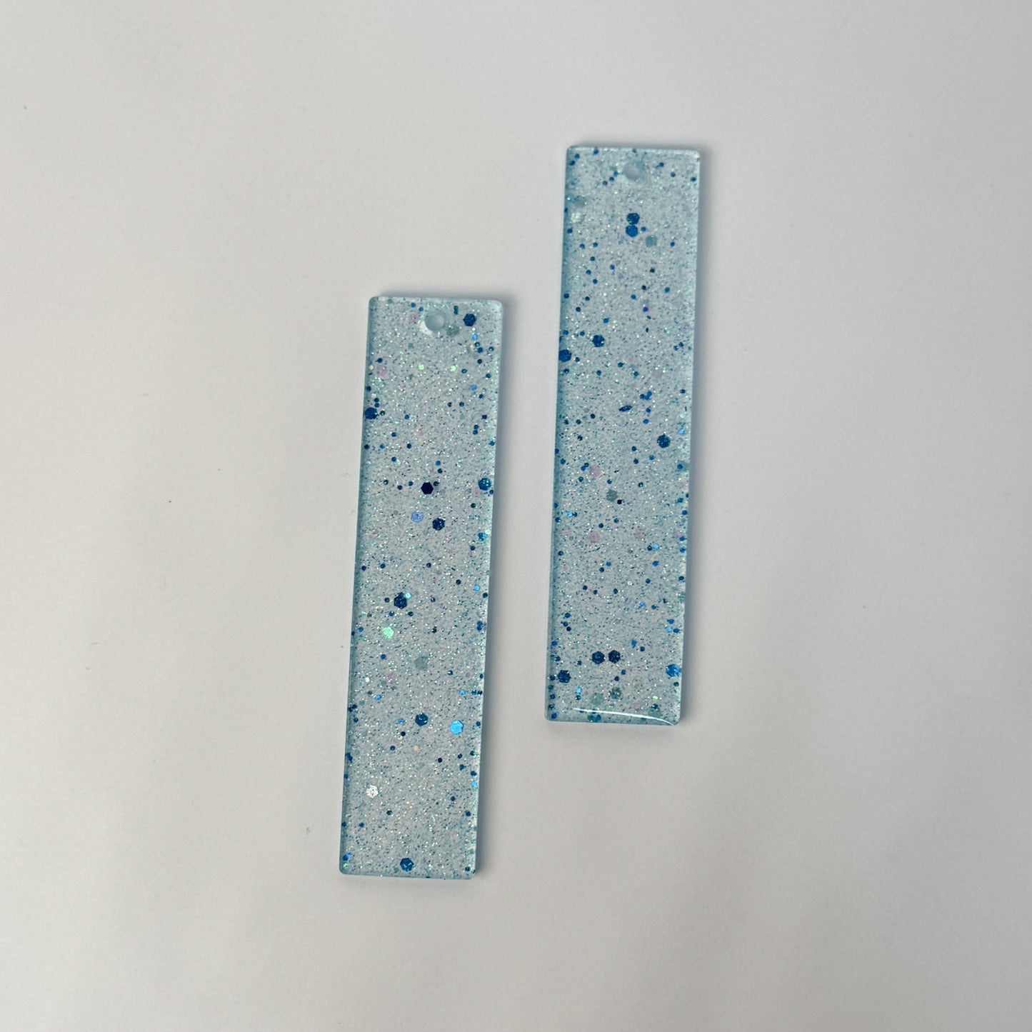 Luna Blue Resin Bookmark (Rectangle)