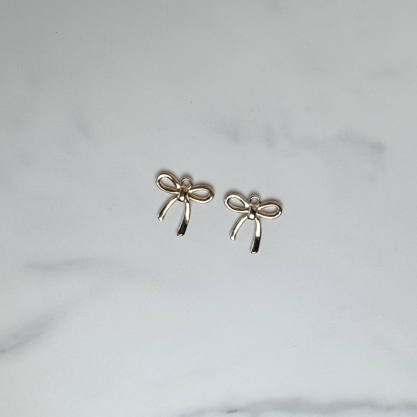 Gold Bow Charm