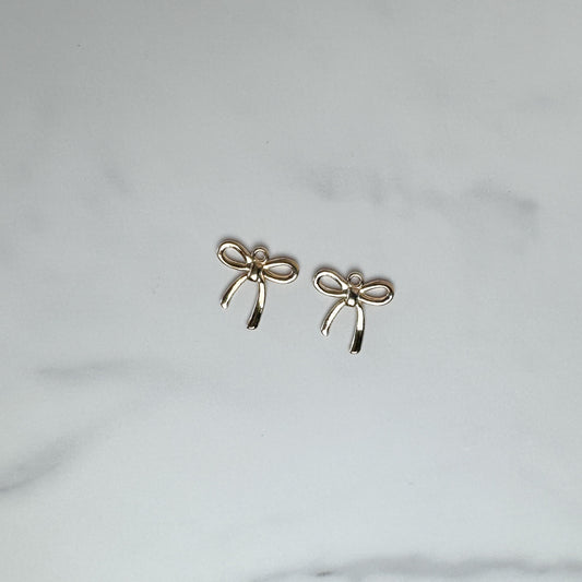 Gold Bow Charm