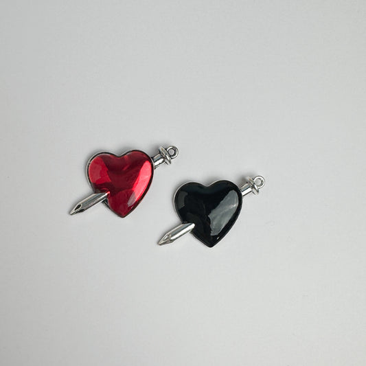Dark Romance Sword Heart Charm