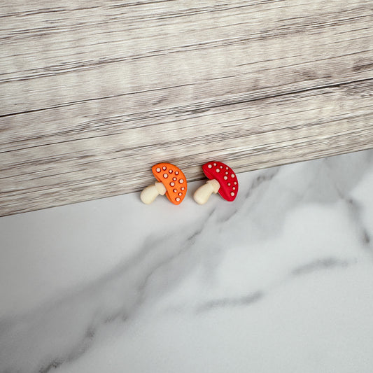 Mushroom Button Charm
