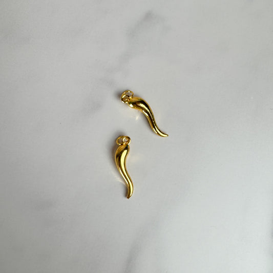 Gold Chili Pepper Charm