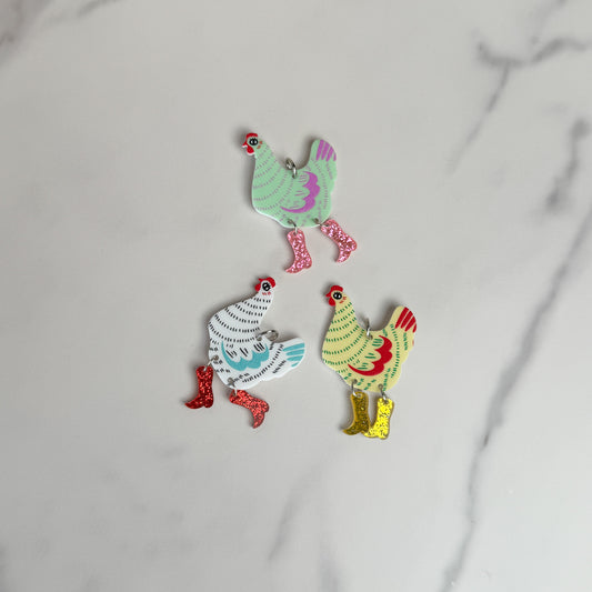 Dancing Chicken Charm