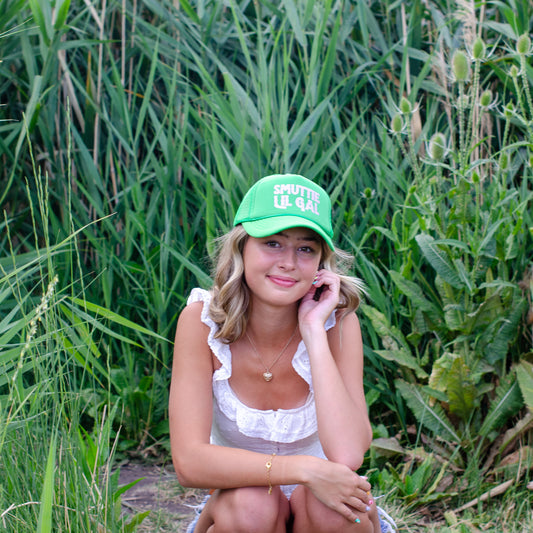 Smuttie Lil Gal Kelly Green/Pink Hat
