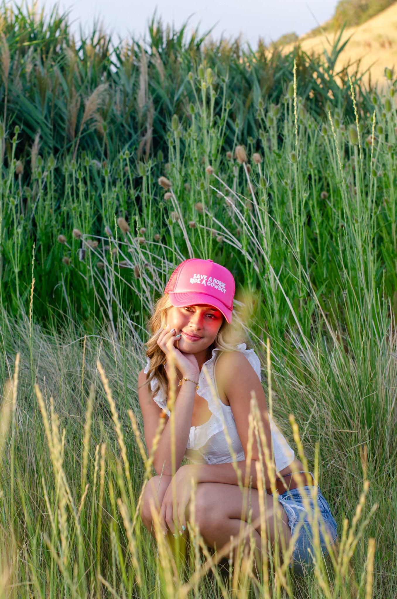 Save A Horse Hot Pink Hat