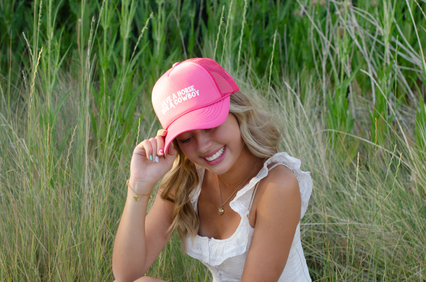 Save A Horse Hot Pink Hat