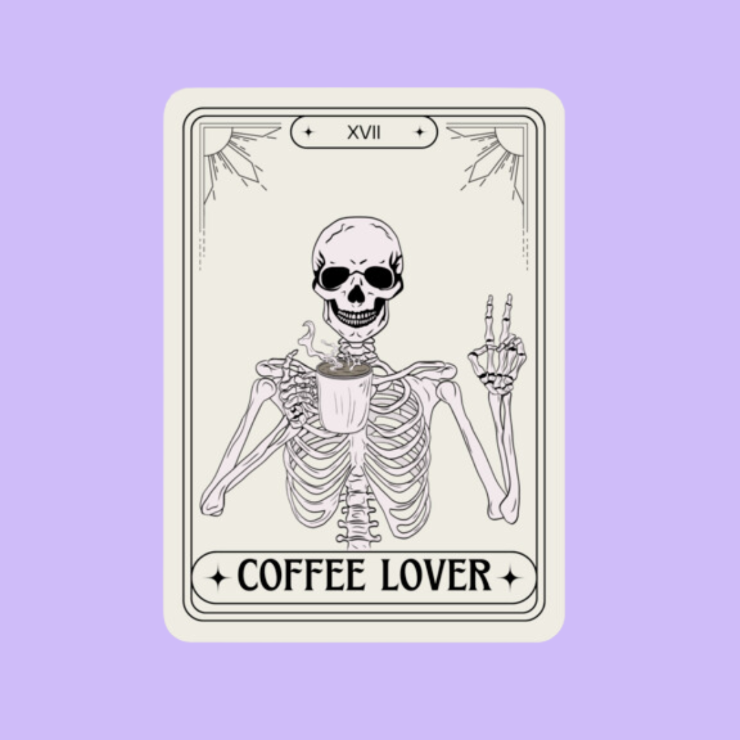 Coffee Lover Tarot Magnet